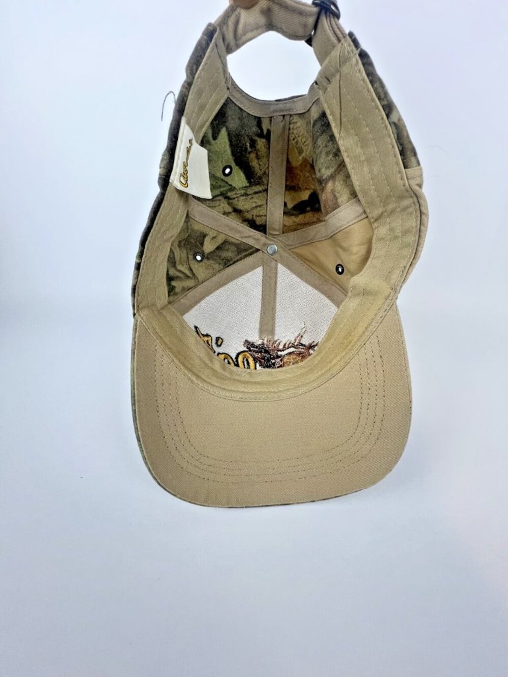Vintage Cabela’s Bull Elk Camo Strapback Hat – Adjustable Cap Limited Edition - Picture 6 of 6